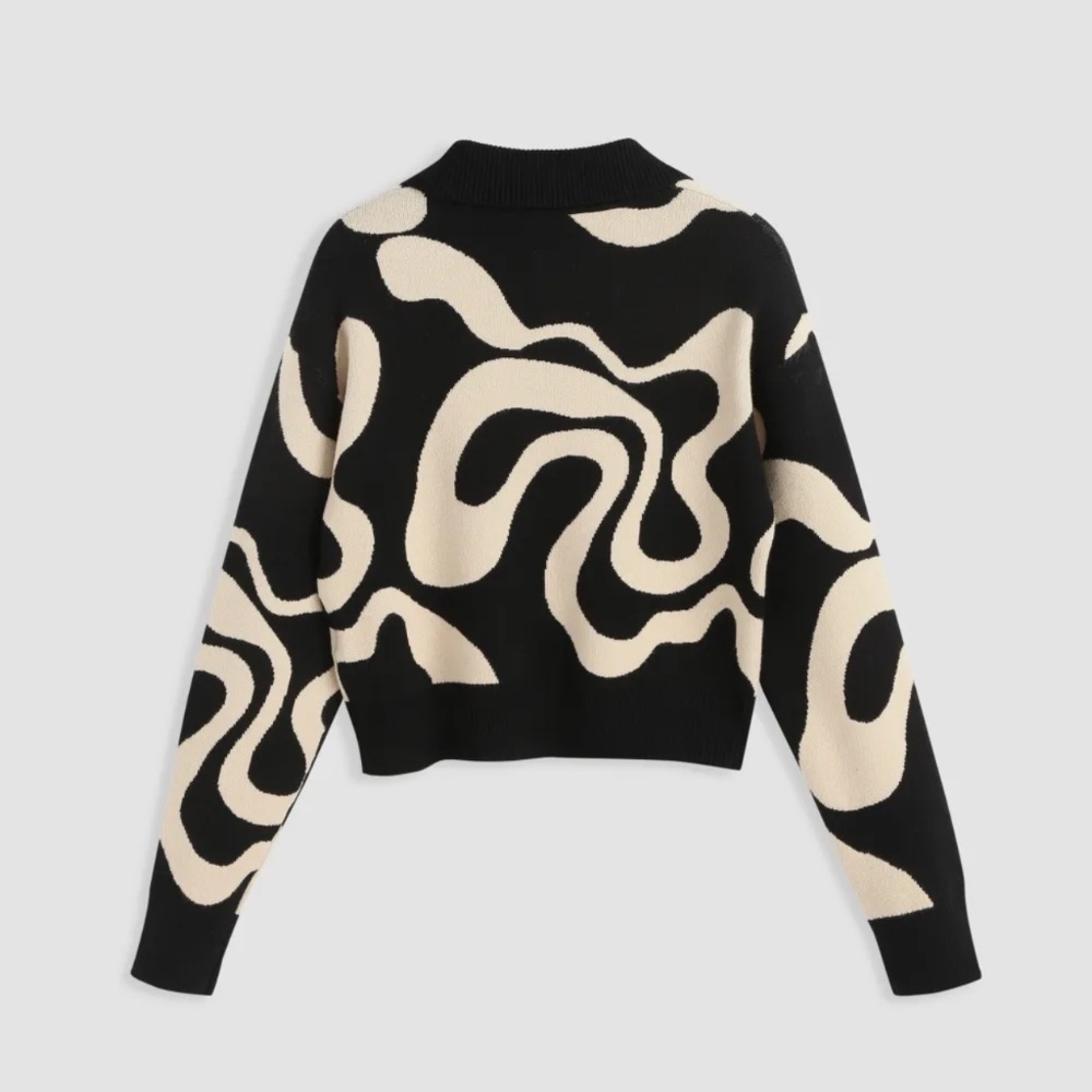 Psychedelic pullover sweater. - Picture 4 of 5